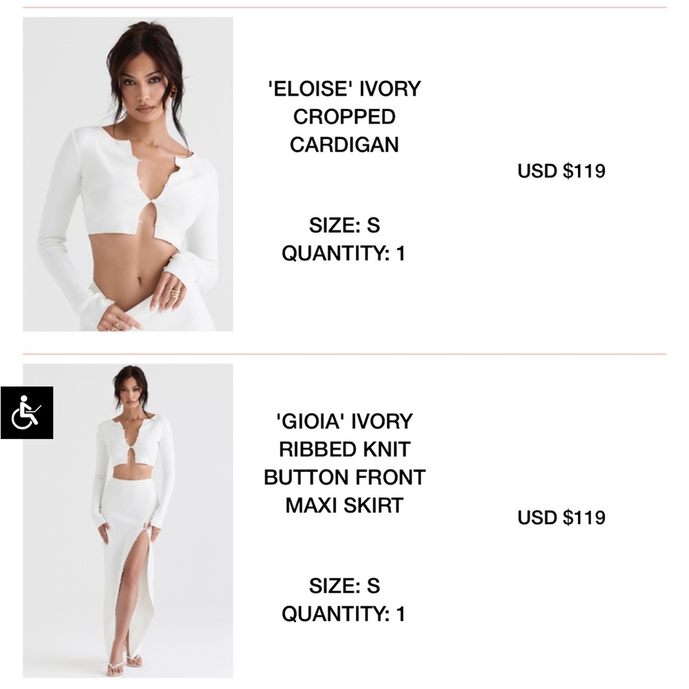 House of CB sweater set